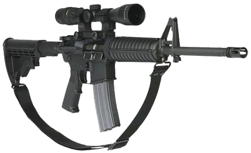 Max Ops SPT4 Duty Tactical Sling 1.25" W x 11" L Adjustable Two-Point Black Webbing