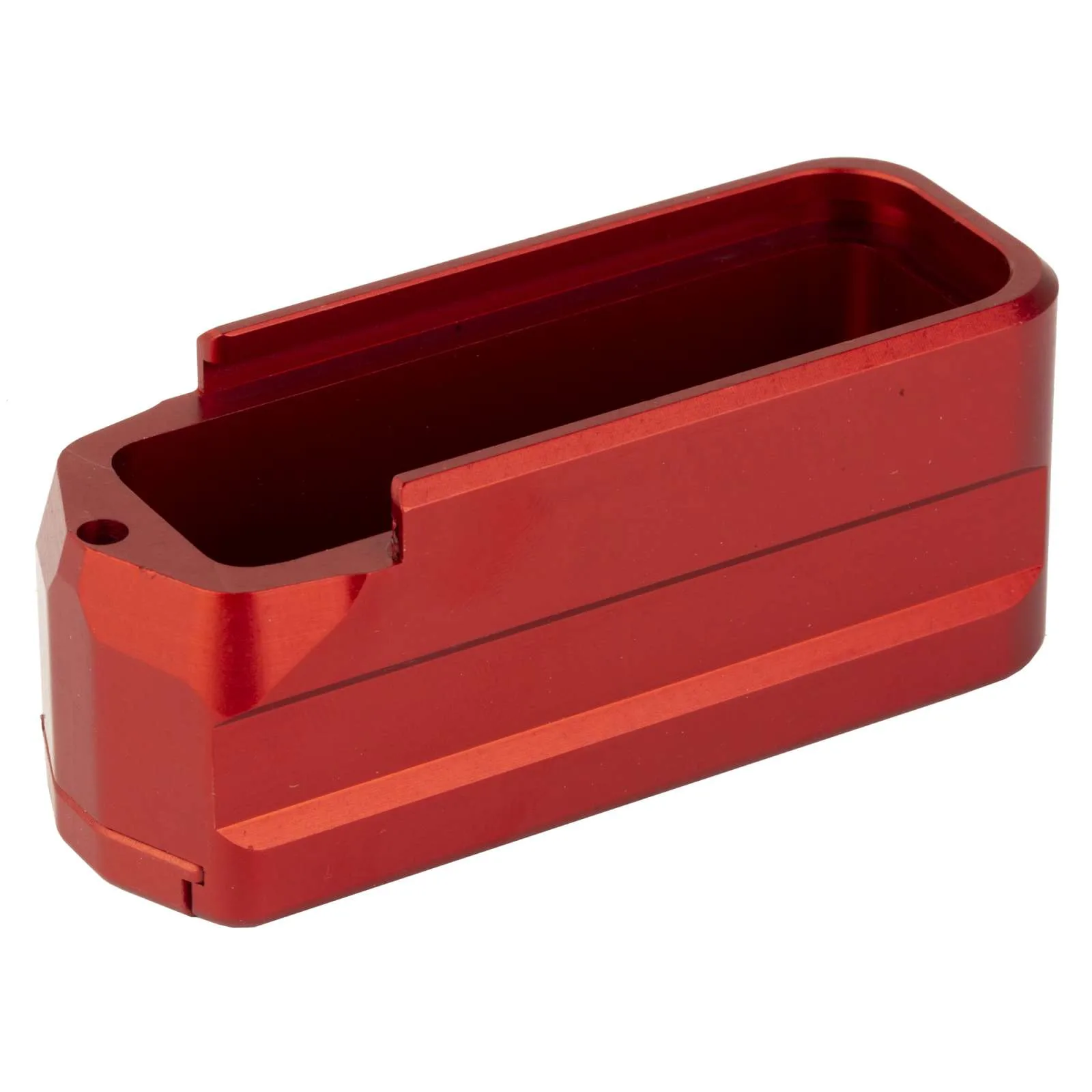 SHIELD ARMS MAG EXTENSION +5 RED FITS MAGPUL PMAG GEN3 MAGS