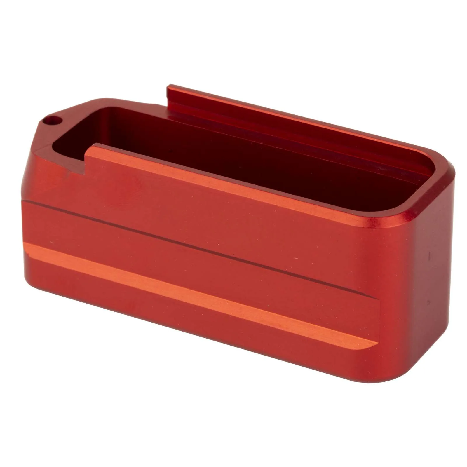 SHIELD ARMS MAG EXTENSION +5 RED FITS MAGPUL PMAG GEN3 MAGS - Image 2