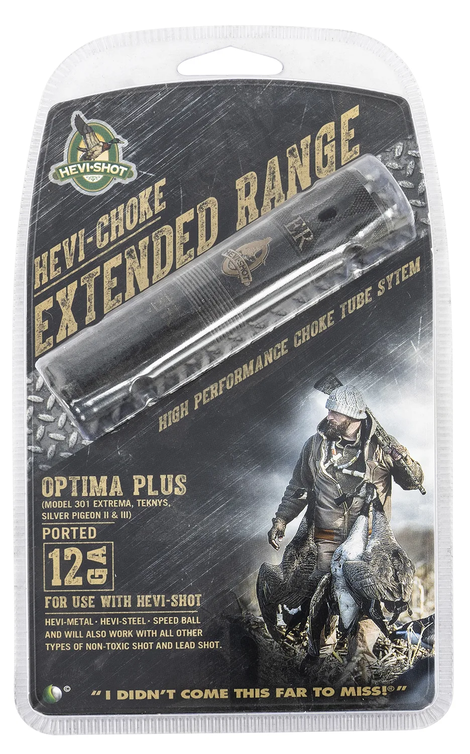 HEVI-Shot 560124 Hevi-Choke Waterfowl Beretta Optima Plus 12 Gauge Extended Range Ported 17-4 Stainless Steel