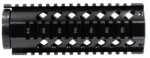 Aim Sports MT060 AR Handguard  7" Carbine & Free-Floating Style Made of Aluminum with Black Anodized Finish & Quad Rail