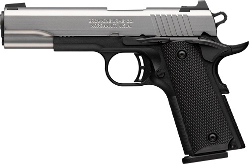 Browning 1911-380 Black Label .380 ACP 4.25in stainless slide with black frame