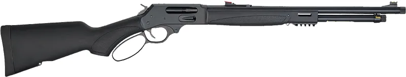 HENRY X MODEL LEVER 45/70 - 19.8" TB BLUED BLACK SYN.