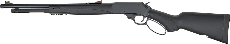 HENRY X MODEL LEVER 45/70 - 19.8" TB BLUED BLACK SYN. - Image 2