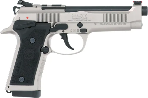 Beretta 92X Performance Defensive RDO 9mm handgun with 4.9-inch barrel and optic-ready slide