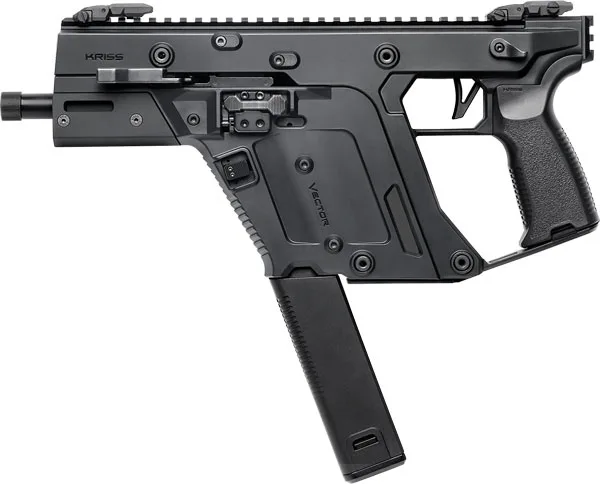 KRISS Vector SDP G3 45 ACP pistol with 5.5in threaded barrel, black finish