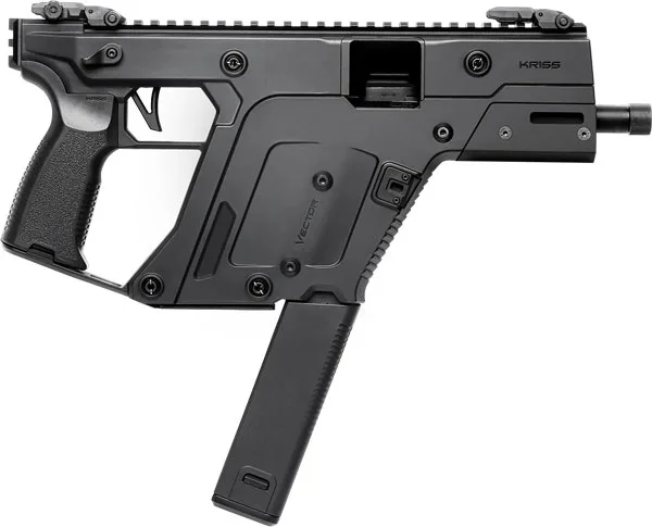 KRISS Vector SDP G3 45 ACP pistol with 5.5in threaded barrel, black finish