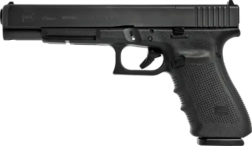 Glock 40 Gen 4 MOS 10mm long-slide handgun with 6.02-inch barrel, black finish
