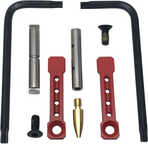 KNS PIN KIT NON-ROTATING - GEN ST AR15/M16 .154 RED