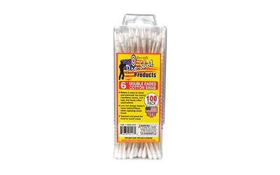 PRO-SHOT DBL END COTTON SWAB 100PK