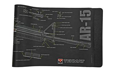 TEKMAT CUTAWAY RIFLE MAT AR15 BLK
