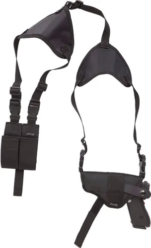 BULLDOG DELUXE HZTL-SHOULDER - HOLSTER RH/LH 4-4.5" BBL'S BL