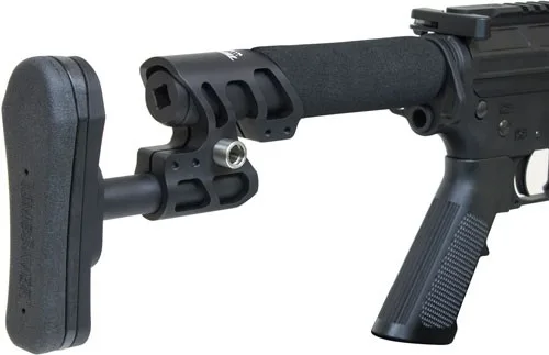 ODIN STOCK ZULU 2.0 W/PADDED - BUFFER TUBE BLACK FOR AR-15 - Image 2