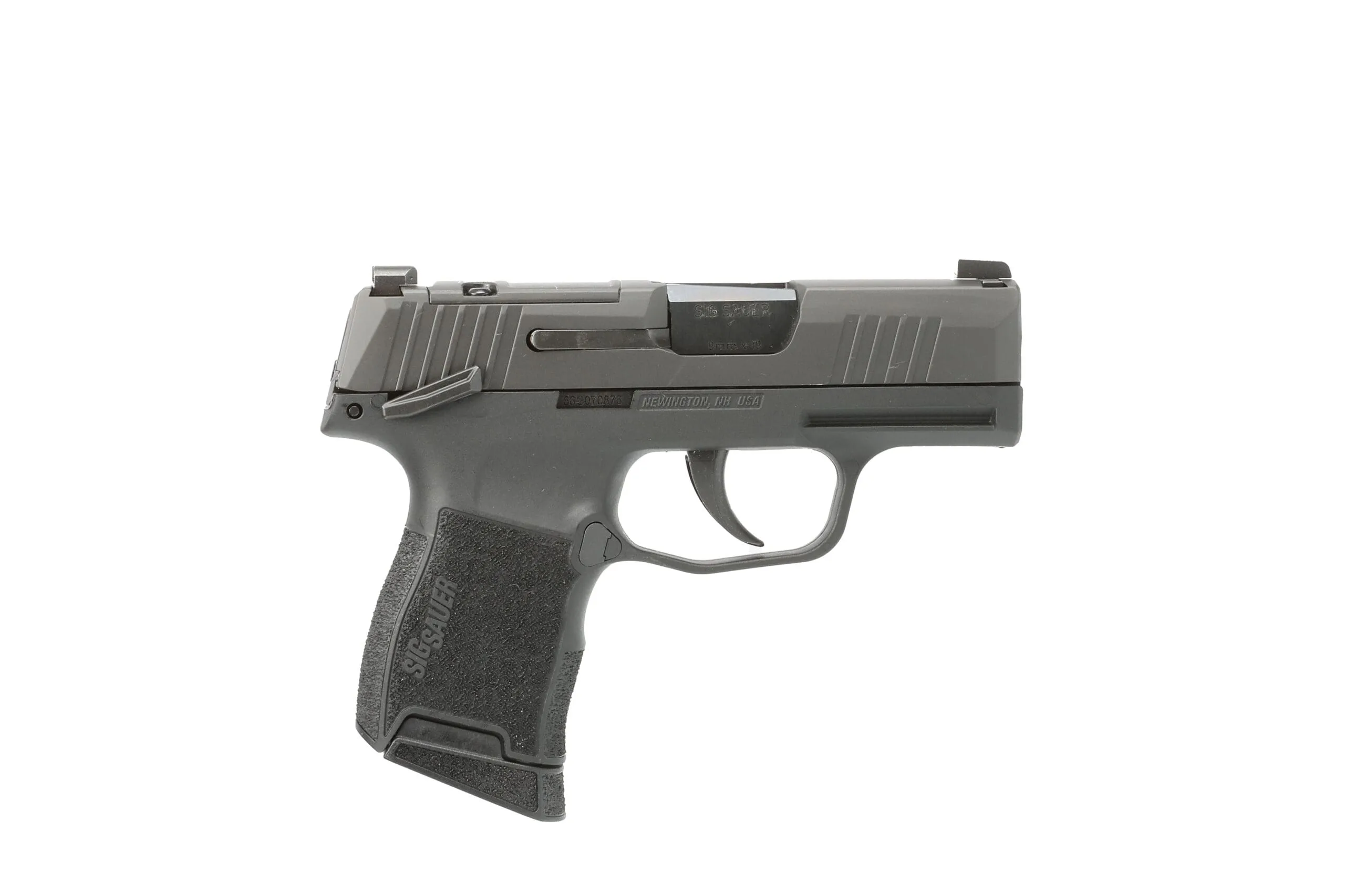SIG SAUER P365 9mm 3.1in optic-ready pistol, Nitron finish, XRAY3 sights, includes two 10rd magazines