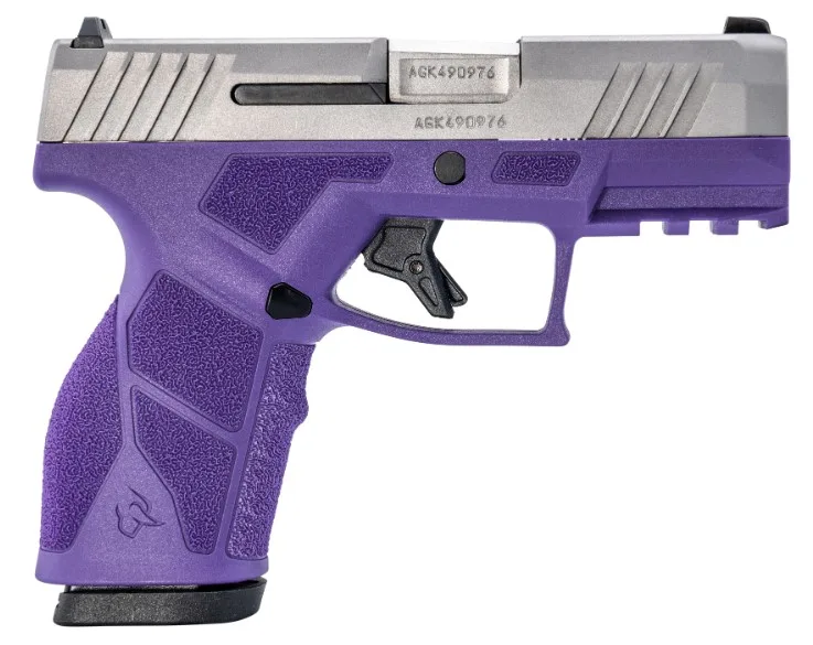 Taurus GX2 9mm pistol dark purple frame stainless slide 3.38 inch barrel
