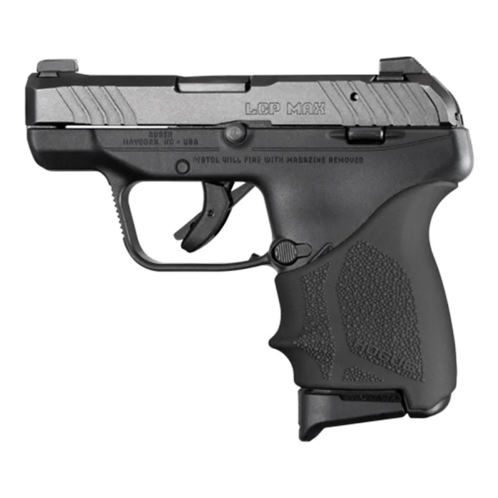 Hogue HandAll Beavertail Grip Sleeve Ruger LCP Max Black