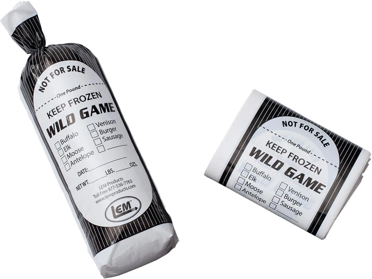 LEM Products 1 lb. Wild Game Bags 25/ct