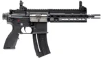 HK 81000404 416  22 LR 10+1 8.50" Black Steel Threaded Barrel, Black Aluminum Receiver w/M-LOK & Picatinny Rail, Black Polymer Grip w/Storage Compartment