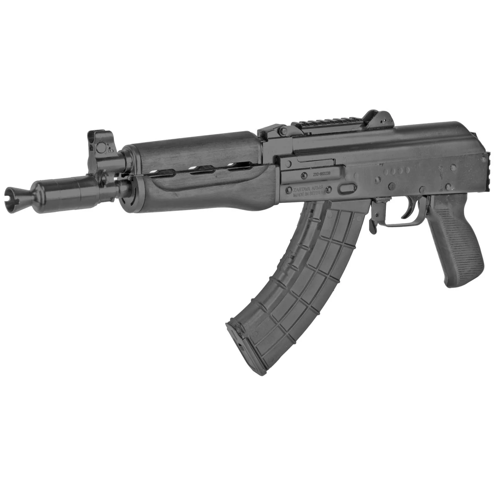 ZASTAVA ARMS ZPAP92 HGA 7.62X39MM 10IN BBL BLK POLY GRP WD FRARM TOP/REAR RAIL BULGED TRUN/1.5MM RE - Image 2