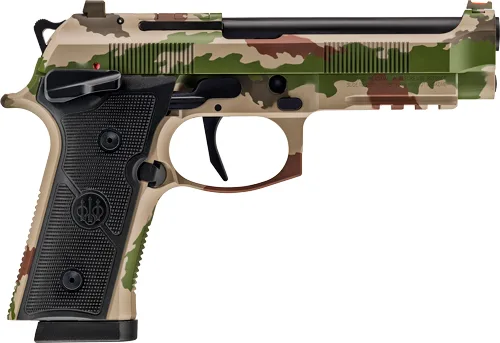 Beretta 92XI SAO FS 9mm Vegetato camo 4.7in semi-auto pistol with two magazines