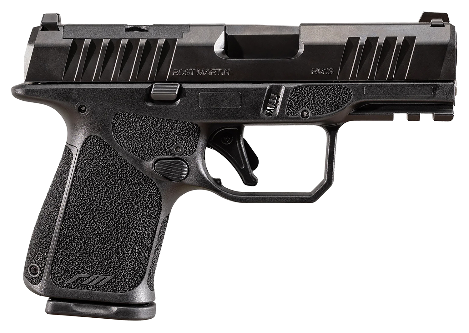 ROST MARTIN RM1S 9mm sub-compact pistol, black, optic-ready, 3.6-inch barrel