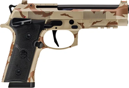 Beretta 92XI 9mm 4.7-inch Desert DPM Cerakote pistol, optic-ready, two magazines