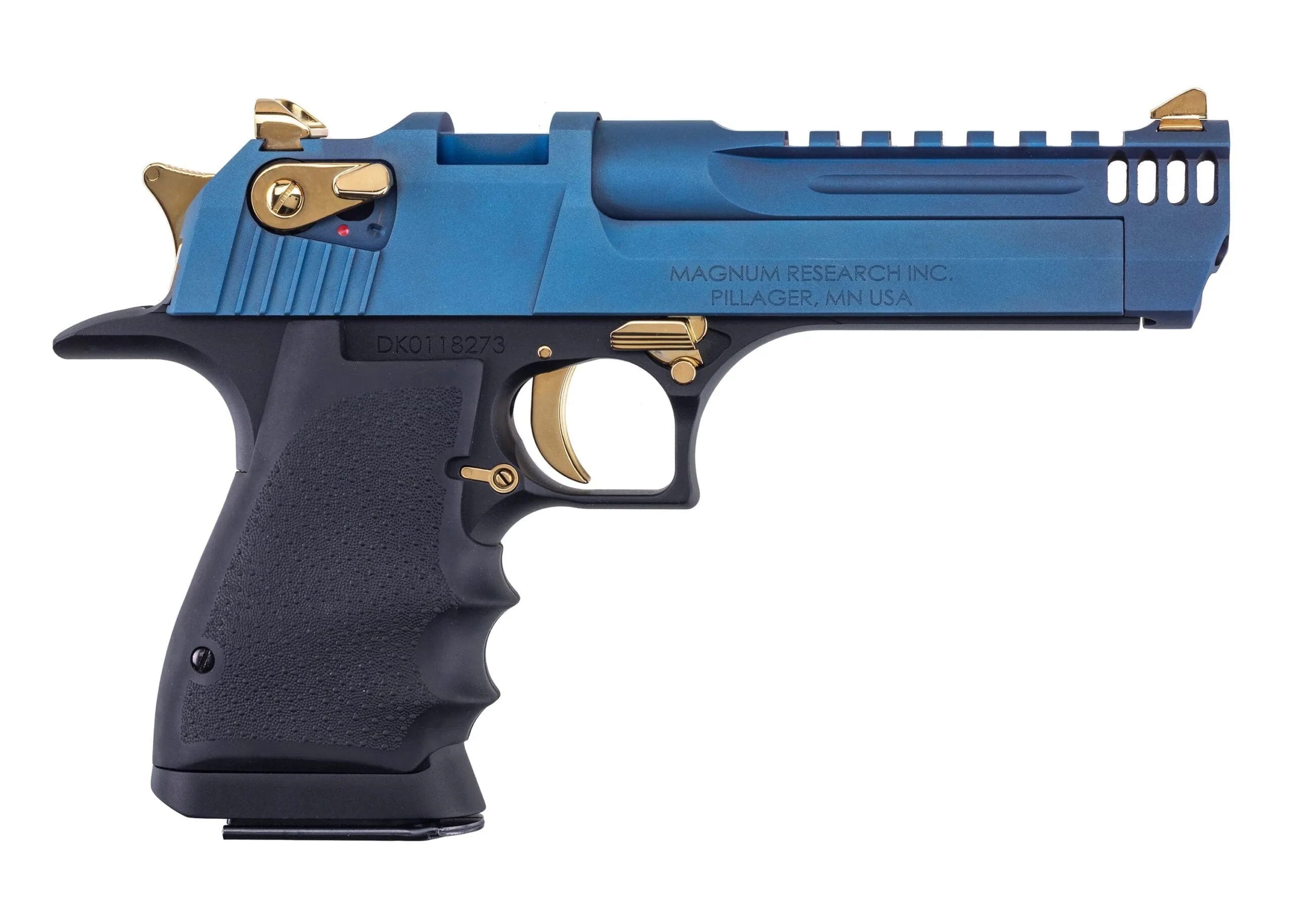 Magnum Research Desert Eagle L5 .44 Magnum 5-inch black frame with carbo blue slide