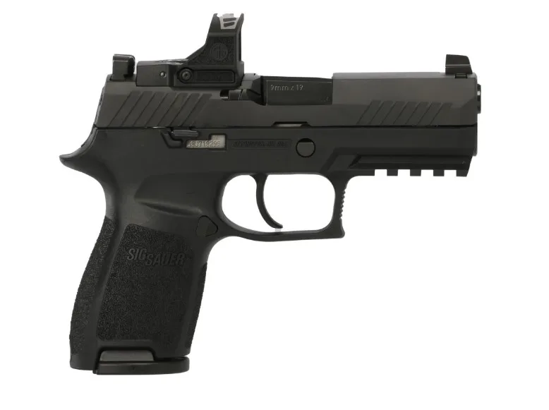 Sig Sauer P320 Compact 9mm 3.90-inch pistol with ROMEO-RS Pro optic