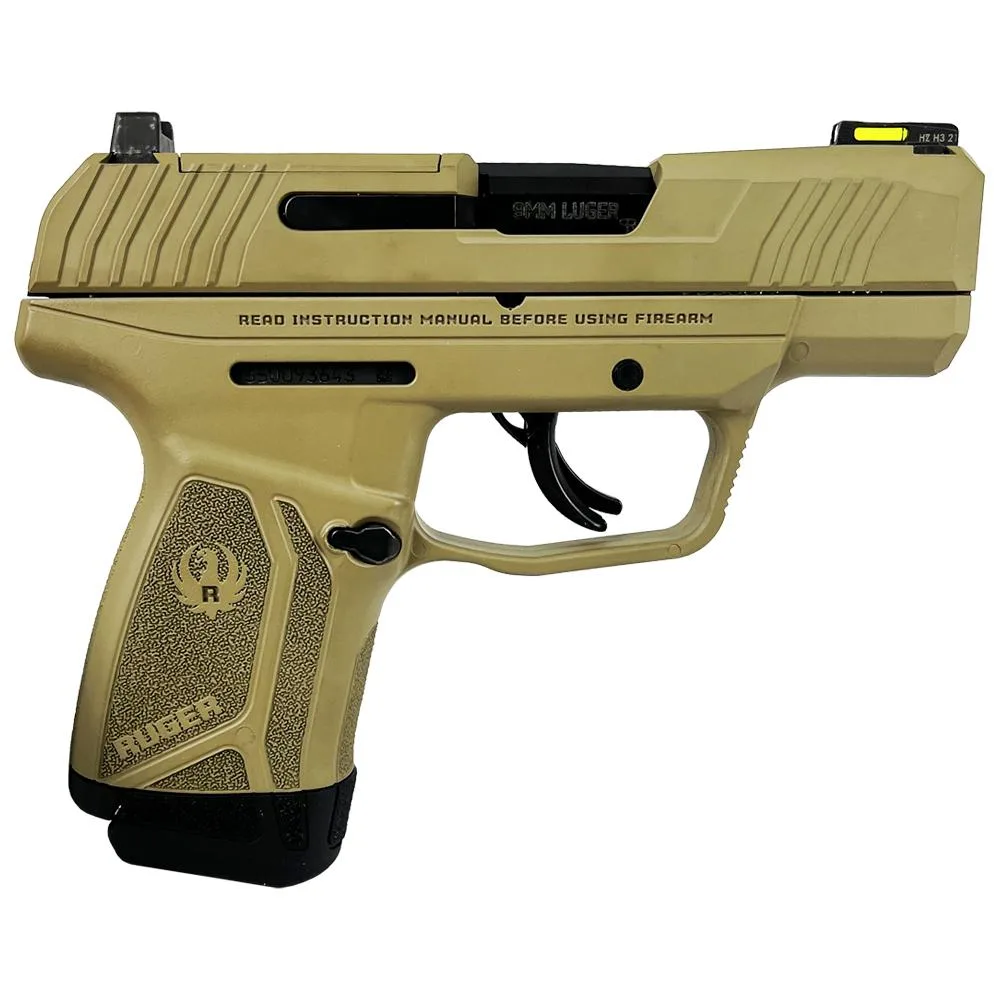 Ruger Max-9 Pro FDE 9mm handgun with 3.2-inch barrel, optic ready