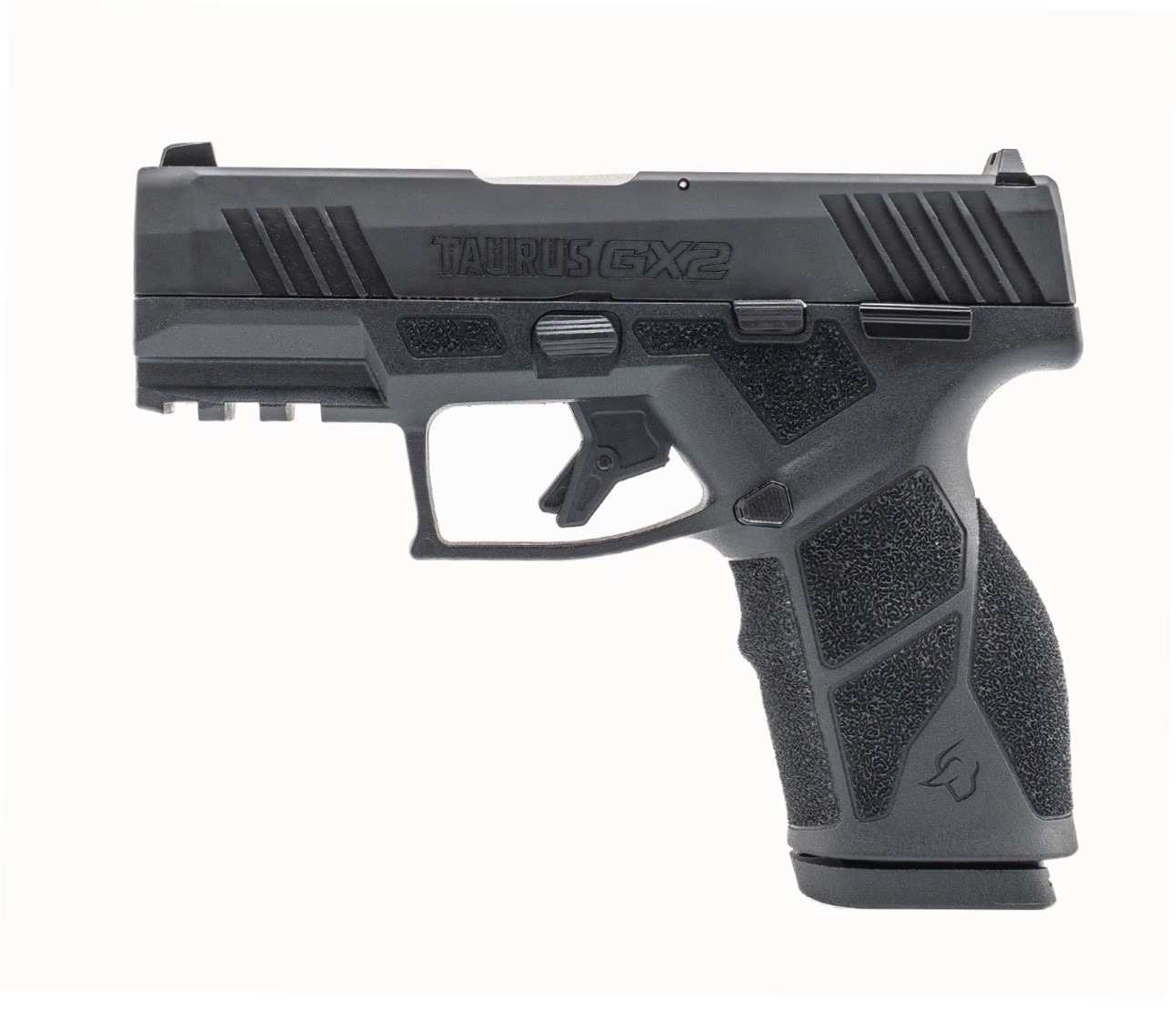 Taurus GX2 9mm pistol black polymer frame 3.38 inch barrel two 10-round magazines