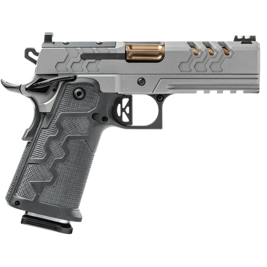 Kimber 2K11 Pro Stainless 9mm 4.25 in. KimPro Granite finish TAG FiberLok 2