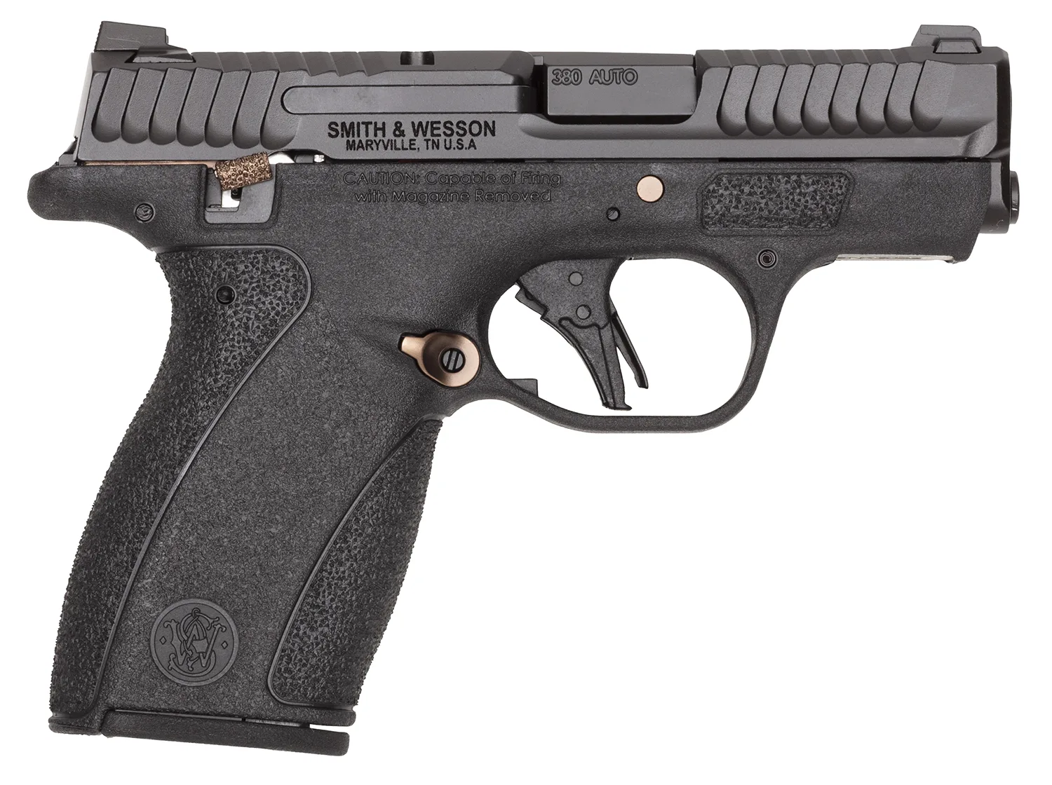 Smith & Wesson Bodyguard 2.0 .380 ACP pistol with black polymer frame and 2.75-inch barrel