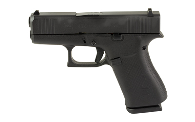 Glock 43X 9mm subcompact pistol, black, 3.41 in barrel