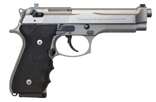 Beretta 92FS Brigadier Inox 9mm pistol with 4.90" barrel and stainless finish