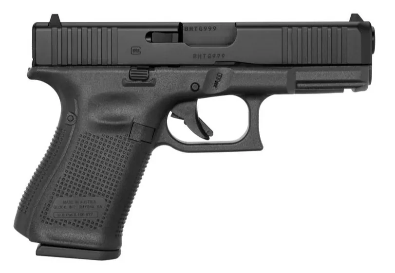 Glock G23 V .40 S&W 4.02in black pistol right-side view