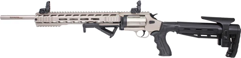 IVER JOHNSON 1000 410 3" 20" - REVOLVER SHOTGUN TACT. NICKEL - Image 2