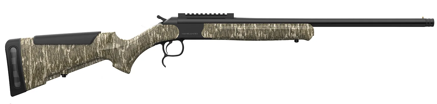 Retay USA GML410BTL Gamelander 410 Gauge Single Shot 1rd Deep Bore Take Down Barrel, Picatinny Rail Receiver, Fixed Bottomland Synthetic Stock