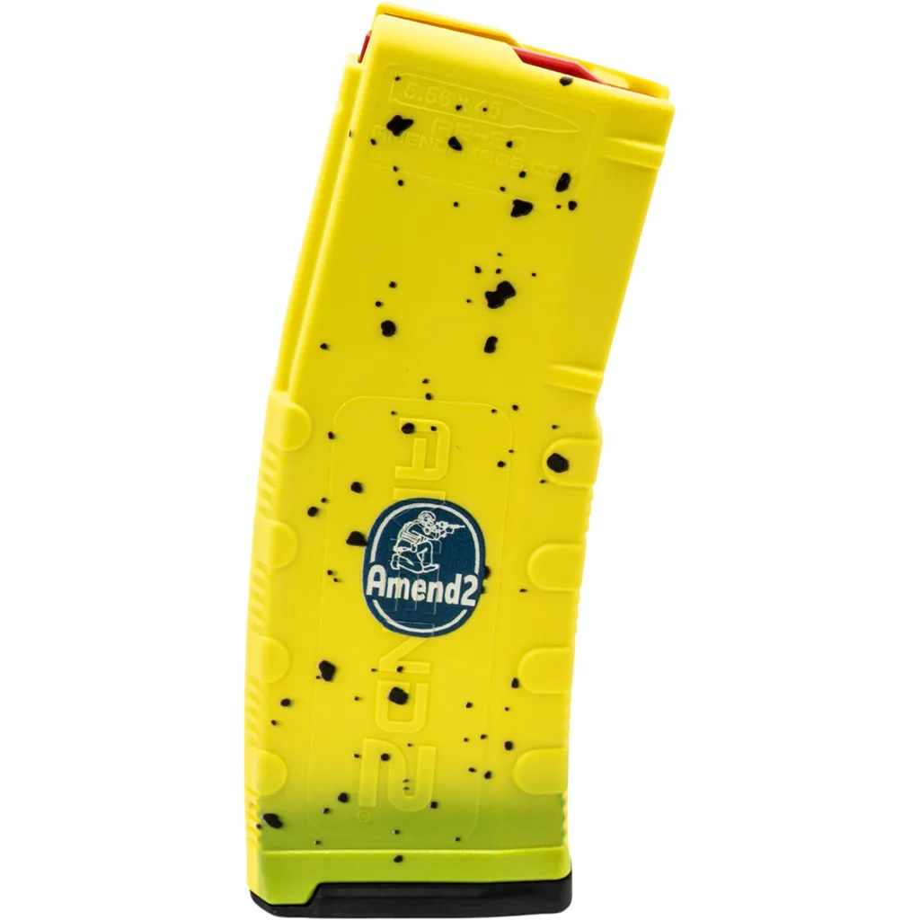 Amend2 AR-15 Mod 2 Magazine 5.56/223 Yellow Printed Banana 30 rd. - Image 2
