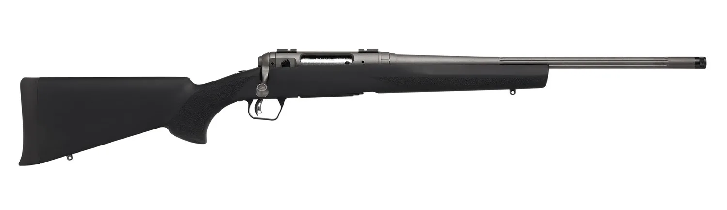 Savage Arms 33021 110 Trail Hunter Lite V2 Full Size 300 Win Mag 3+1 20" Matte Black Fluted Barrel, Carbon Steel Drilled & Tapped Receiver, Black Hogue OverMolded Synthetic Stock, Right Hand