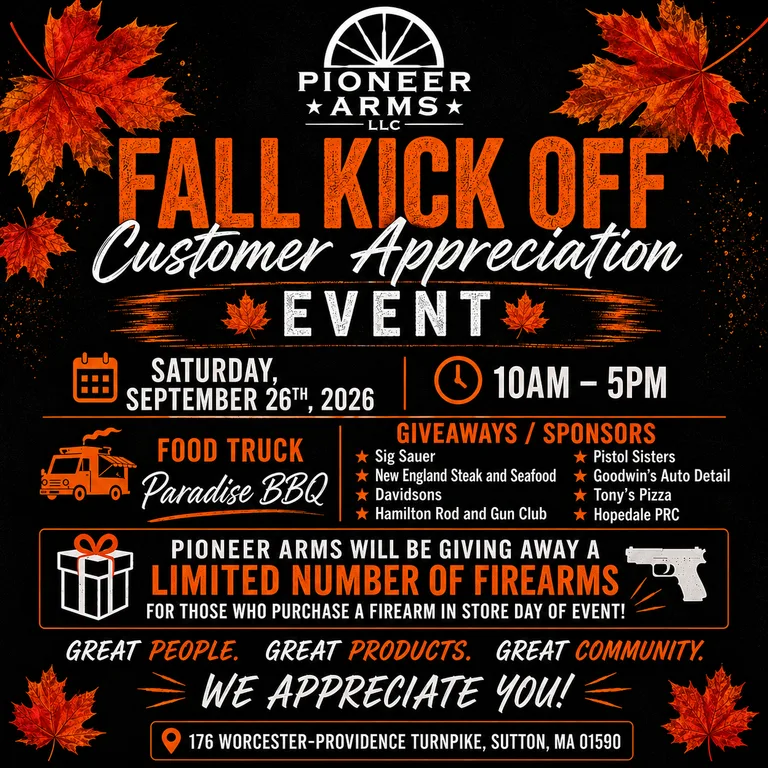 Fall Kickoff – Saturday September 26th, 2026