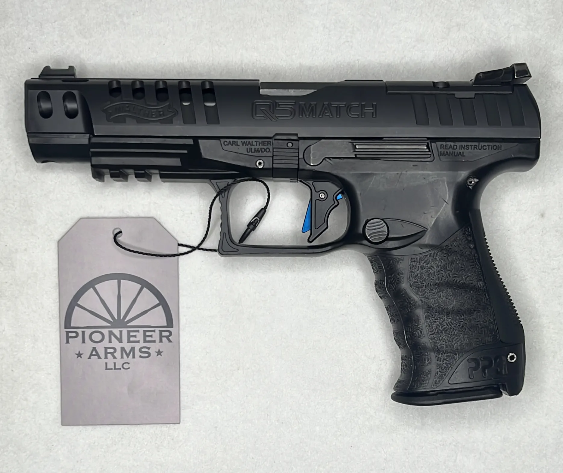 WALTHER Q5 MATCH 9MM 5" BLACK #01-05711