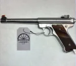 RUGER MK II TARGET 22LR 6.875" STAINLESS #01-06120